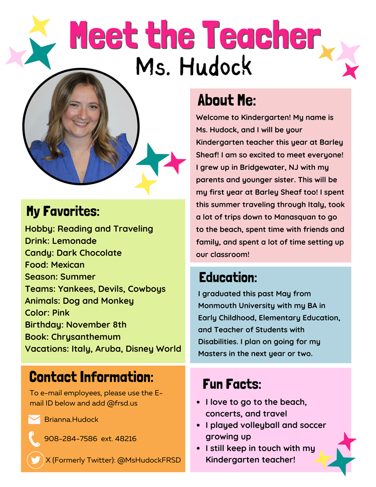 All About Ms. Hudock